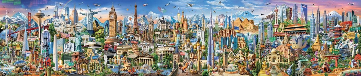 puzzle 42000 pieces Around the World